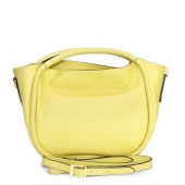 Geanta dama piele naturala DiAmanti Maia Galben Lime D1525